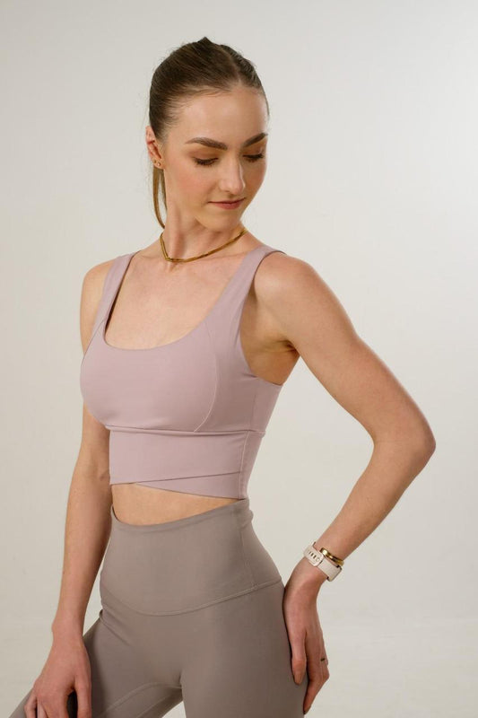 The Sling Sports Bra - Lilac