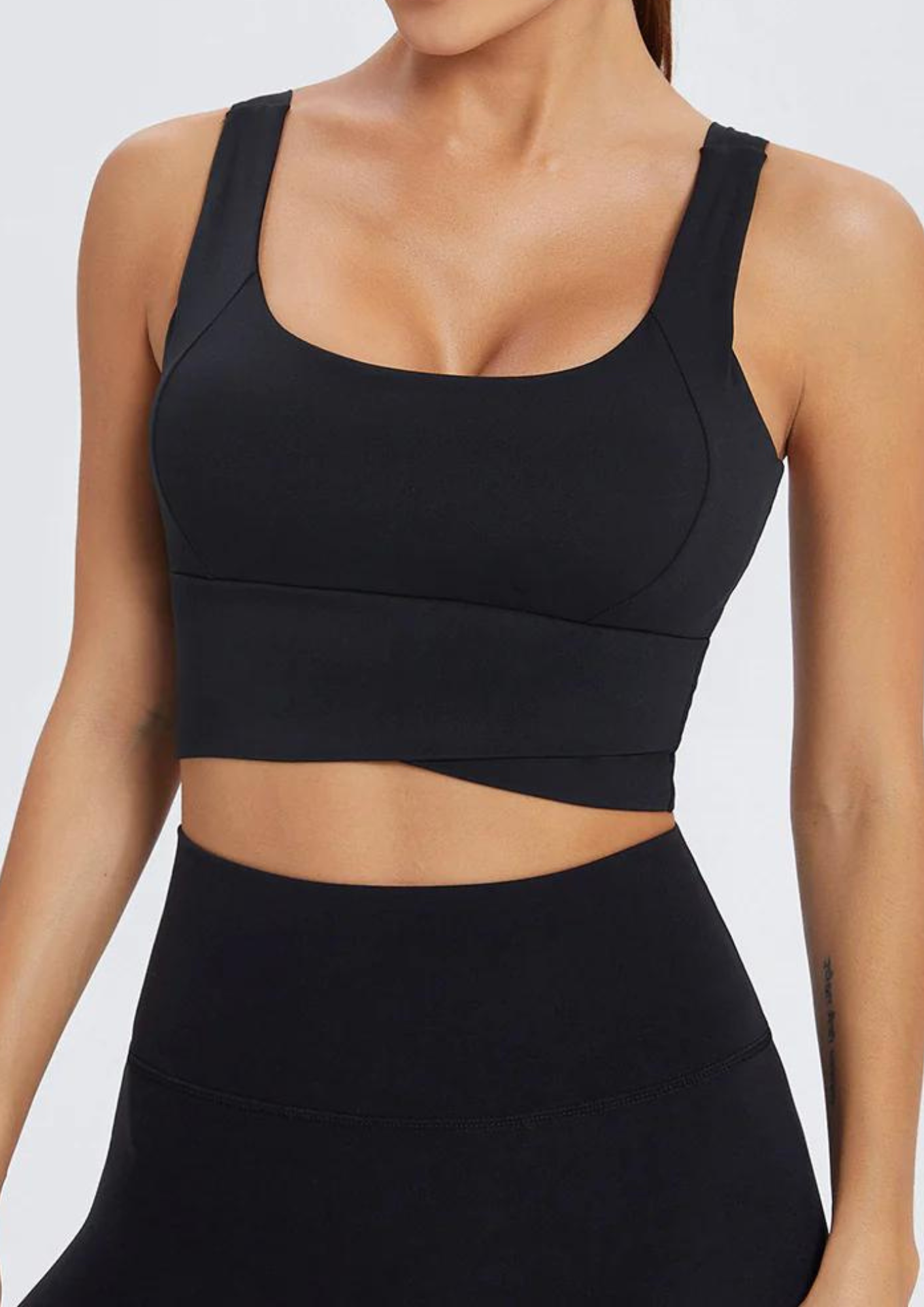 The Sling Sports Bra - Black