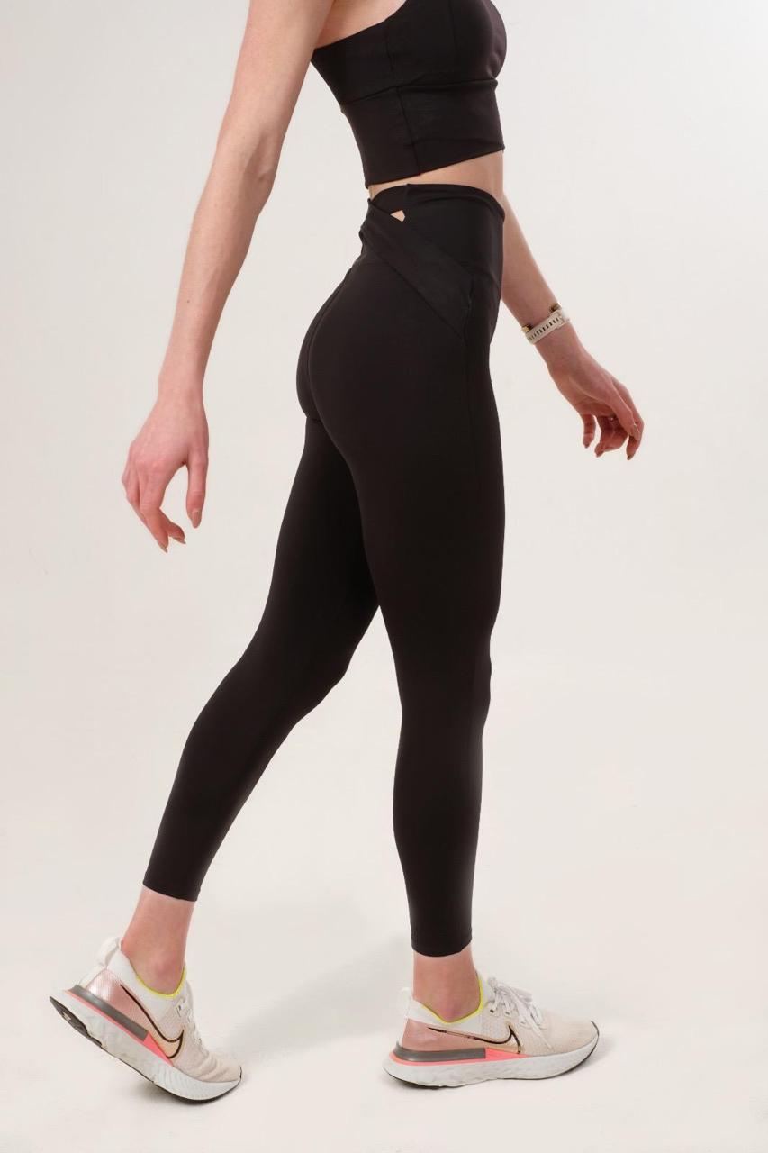 MOV Made Of Vigor black crossover leggings